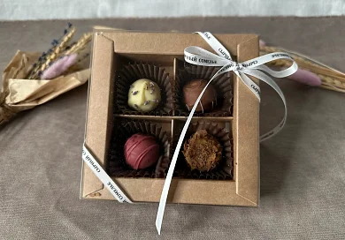 Ассорти из 4 сырных трюфелей "Сырный сомелье"